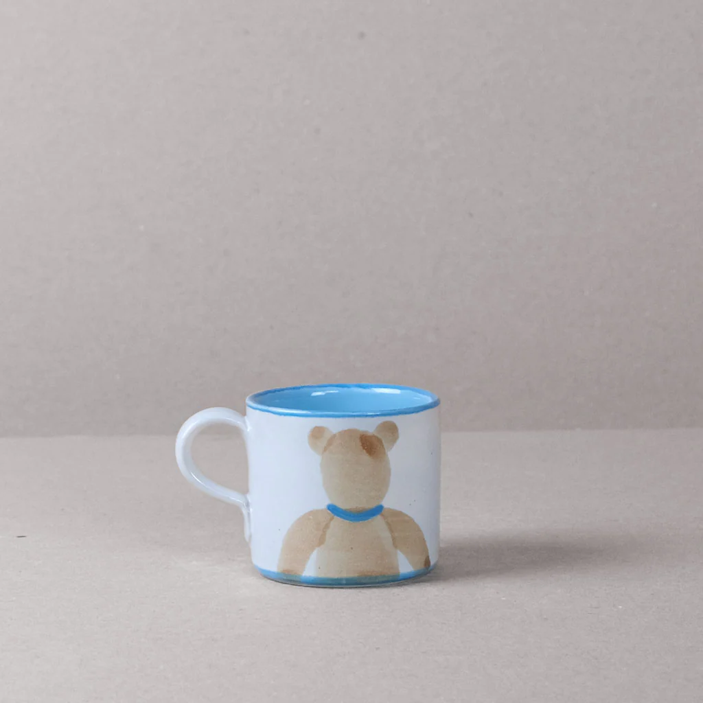 Blue Teddy Bear Small Mug - Image 3