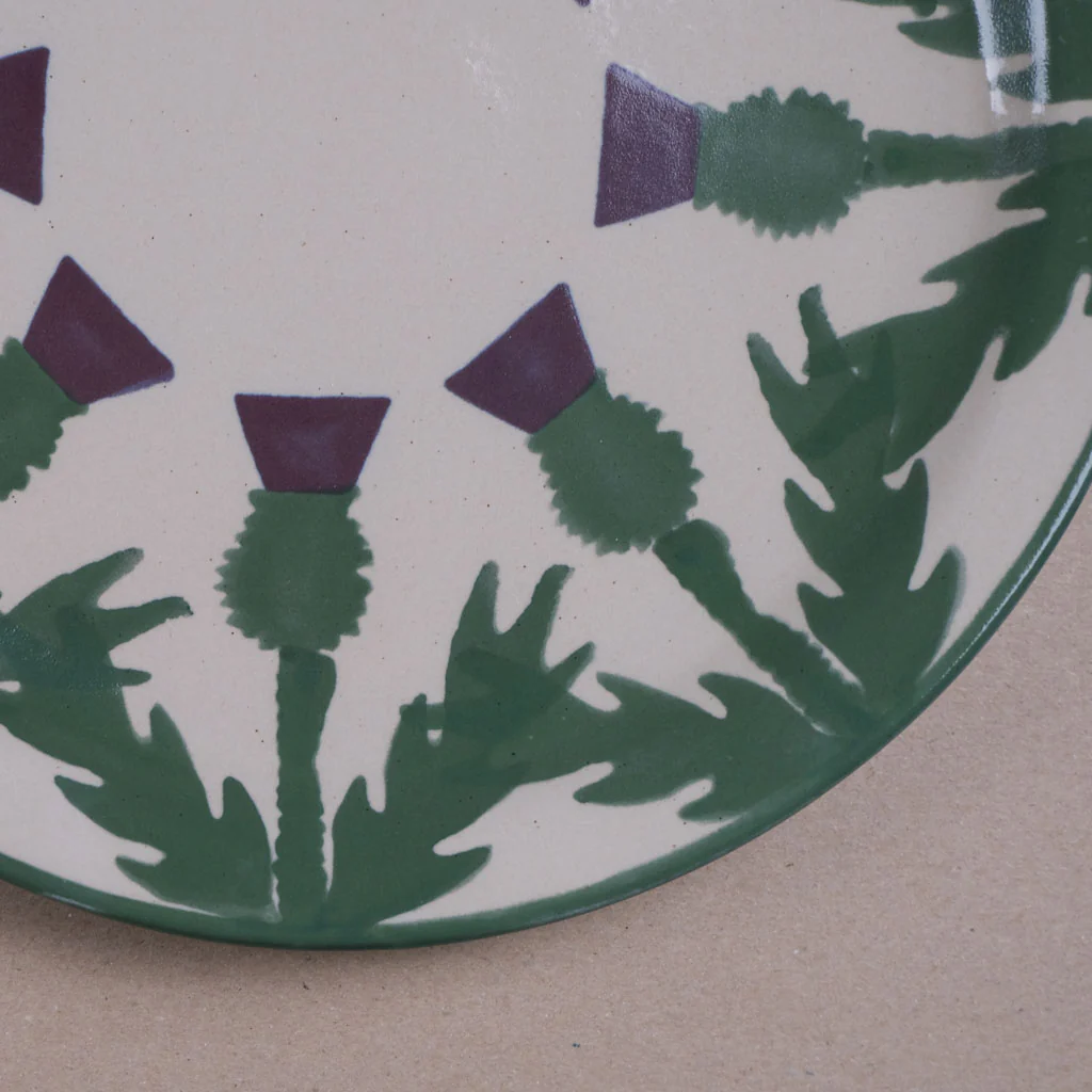 Cream Thistle Serving Plate - Image 3