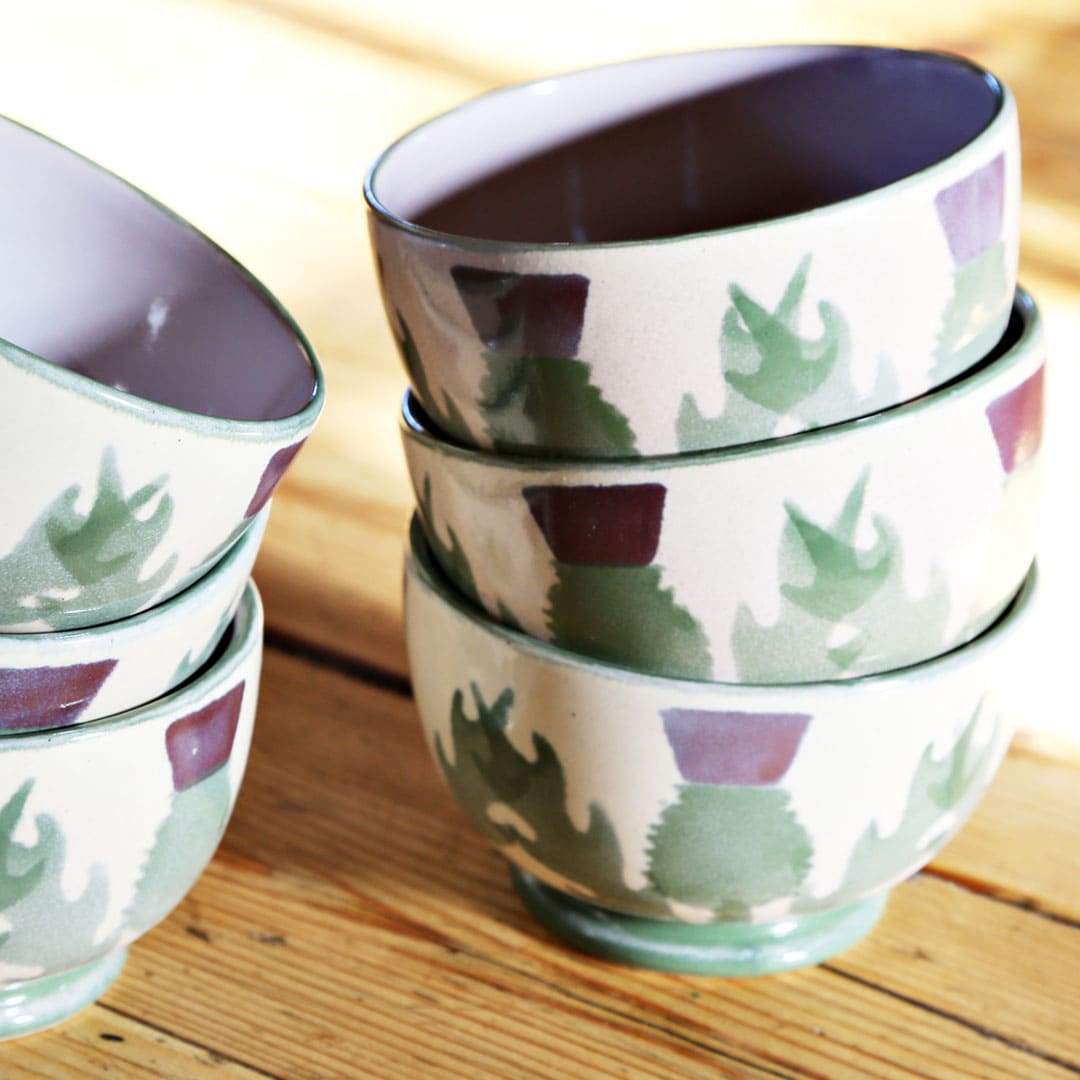 Cream Thistle Small Bowl - Image 3